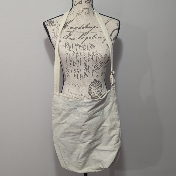 Benefit Cosmetics San Francisco Canvas and Chenille Messenger Bag - Picture 5 of 9